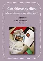 Vorschau - Arbeitsblätter - Geschichtsquellen - Einstieg in die Geschichte - Deckblatt