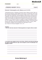 Vorschau - Arbeitsblätter - Erster Weltkrieg II - Seite 1