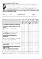 Vorschau - Arbeitsblätter - Selbsteinschätzung "Sonstige Mitarbeit" für die Sek2 - Deckblatt