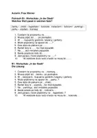 Vorschau - Arbeitsblätter - Polnisch B1 Wortschatz In der Stadt - mit Lösung - Deckblatt
