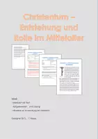 Vorschau - Arbeitsblätter - Geschichte - Christentum im Mittelalter - Deckblatt