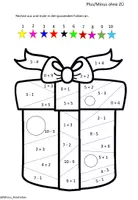Vorschau - Arbeitsblätter - Geschenkepuzzle Mathe: Klasse 1 - Seite 3