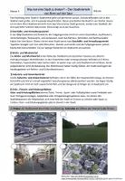 Vorschau - Arbeitsblätter - Stadtviertel und Funktionen einer Stadt - am Beispiel Bonn - Deckblatt