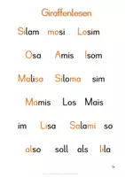Vorschau - Arbeitsblätter - Erste Leseübungen mit LOAMIS (Lola, Einsterns Schwester) - Seite 2