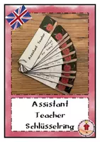Vorschau - Anderer Materialtyp - Assistant Teacher Schlüsselring - Deckblatt