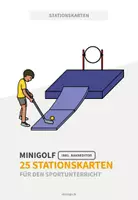 Vorschau - Stationenlernen - Minigolf: 25 Stationskarten für den Sportunterricht (inkl. Bahneditor) - Deckblatt