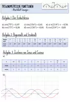 Vorschau - Arbeitsblätter - Arbeitsblatt mit Lösungen: Sinus und Cosinus / Kosinus am Einheitskreis, Bogenmaß - Seite 3
