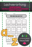 Vorschau - Arbeitsblätter - Lautposition in Silbe bestimmen KOMPLETTPAKET mit 19 Buchstaben / differenzierte Arbeitsblätter mit Lösungen - Deckblatt