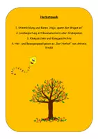 Vorschau - Arbeitsblätter - Herbstmusik - Deckblatt