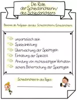 Vorschau - Arbeitsblätter - Die Rolle des Schiedsrichters / Schiedsrichterausweis - Deckblatt