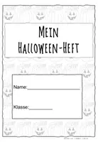 Vorschau - Arbeitsblätter - Halloween - Halloweenheft Mathe und Deutsch - Seite 1