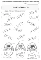 Vorschau - Arbeitsblätter - Halloween - Halloweenheft Mathe und Deutsch - Seite 3