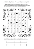 Vorschau - Arbeitsblätter - Bleib im Rhythmus: Modul 9 - Rhythmuslabyrinth - Seite 1
