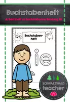 Vorschau - Arbeitsblätter - Buchstabenheft zum ie mit Übungen zur phon. Bewusstheit & zum Lesen (inkl. Würfelsätze) - Deckblatt
