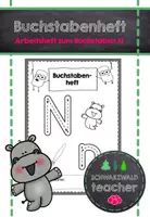 Vorschau - Arbeitsblätter - Buchstabenheft zum Nn mit Übungen zur phon. Bewusstheit & zum Lesen - Deckblatt