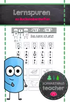 Vorschau - Arbeitsblätter - Buchstabenhefte: Lernspuren - Deckblatt