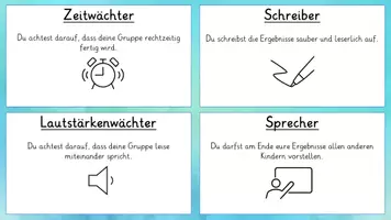 Vorschau - Bildkarten - Rollenkarten Gruppenarbeit rotstiftmilieu - Seite 1