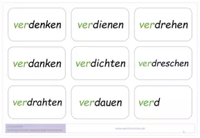 Vorschau - Fördermaterial/Inklusion - Lesetraining: Wortbausteine - Paket Lesekarten - Seite 3