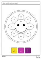 Vorschau - Arbeitsblätter - Fröhliche Rechenmandalas zum kleinen 1x1 - Seite 1