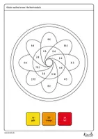 Vorschau - Arbeitsblätter - Fröhliche Rechenmandalas zum kleinen 1x1 - Seite 2