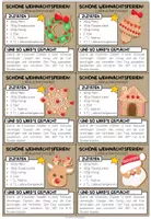 Vorschau - Mal- und Bastelvorlagen - Weihnachtsgruß (Feriengruß) - Lebkuchenrezepte - Seite 3