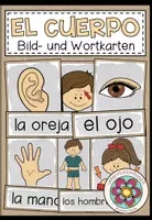 Vorschau - Bildkarten - EL CUERPO - Bild- und Wortkarten (Spanisch) - Deckblatt