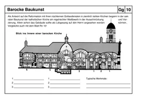 Vorschau - Arbeitsblätter - Stilrichtungen, Kunst und Architektur im Barock - Seite 1