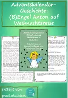 Vorschau - Text - Adventskalender: (B)Engel Anton auf Weihnachtsreise - Deckblatt