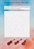 Vorschau - Arbeitsblätter - Instrumentenkunde: Material 1 - Orchestersalat - Seite 1