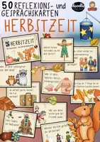 Vorschau - Aufgabenkarten - Herbstzeit - 50 Reflexions und Gesprächskarten - Deckblatt