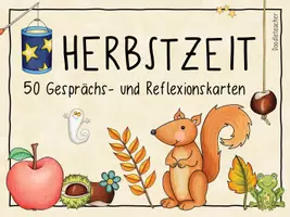 Vorschau - Aufgabenkarten - Herbstzeit - 50 Reflexions und Gesprächskarten - Seite 1