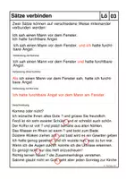 Vorschau - Arbeitsblätter - Grammatikübung - Komma bei Satzverbindungen - Seite 1
