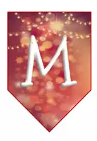 Vorschau - Anderer Materialtyp - Wimpelkette X-Mas als Weihnachtsdeko fürs Klassenzimmer - Seite 1