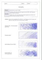 Vorschau - Arbeitsblätter - Wir üben Zeichnen: Kritzeln/Schraffieren - Seite 1