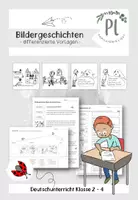 Vorschau - Arbeitsblätter - Bildergeschichten Set I und II (Klasse 2-4) - Seite 1
