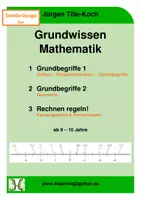 Vorschau - Unterrichtsreihen - Grundwissen Mathematik / bearb. Word & PDF / ab 9 J. - Deckblatt