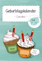 Vorschau - Anderer Materialtyp - Geburtstagskalender Cupcakes - Deckblatt