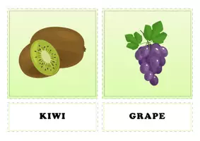 Vorschau - Poster - Fruits & Berries – English Vocabulary Flashcards for Kids - Seite 3