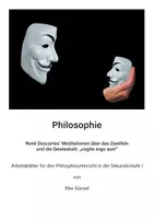 Vorschau - Unterrichtsreihen - Philosophie Arbeitsblätter Descartes Cogito und in "Matrix": das Konstrukt - Deckblatt