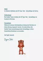 Vorschau - Bildkarten - 20 Tiger Tobi Kärtchen mit verschiedenen Satzanfängen - Seite 3