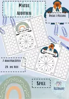 Vorschau - Arbeitsblätter - 7 Arbeitsblätter Addition spielerisch üben (Aufgaben drehen) - unterschiedliche Schwierigkeitsstufen - Deckblatt