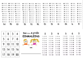 Vorschau - Arbeitsblätter - Faltheftchen - kleines und großes Einmaleins - Deckblatt