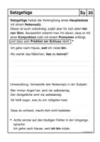 Vorschau - Arbeitsblätter - Grammatikübung - Satzgefüge - Seite 1