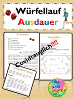 Vorschau - Arbeitsblätter - COVIDTAUGLICH!!! Würfellauf Ausdauer - Deckblatt