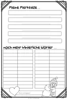 Vorschau - Arbeitsblätter - der Winter - Bildwörterbuch - Seite 2