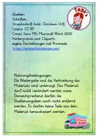 Vorschau - Bildkarten - Abschreibkarten - Verbundene Grundschrift - Seite 1