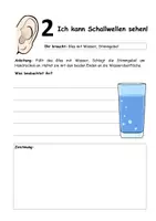 Vorschau - Stundenentwürfe - Kann man Schallwellen sehen? Noch ein Experiment zum Thema Hören - Deckblatt