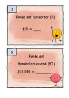 Vorschau - Arbeitsblätter - Schleichaufgaben Zahlen runden Sarahs Streberladen - Deckblatt
