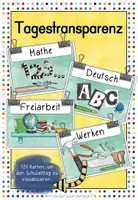 Vorschau - Bildkarten - Materialpaket XXL Bildkarten Tagestransparenz, Klassendienste, Sozialformen, Unterrichtstechniken und Medien - Seite 1