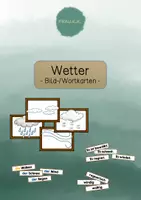 Vorschau - Bildkarten - Bild- und Wortkarten Wetter (DaZ) - Deckblatt